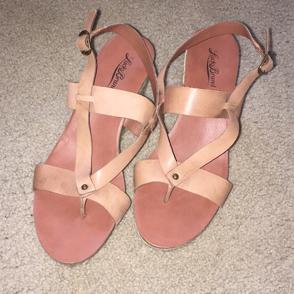 Lucky Brand wedges. Size 8